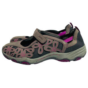 🍀 JAMBU Purple Lindsey Hypergrip Suede Mary Jane Trail Flats Women’s Size 6.5